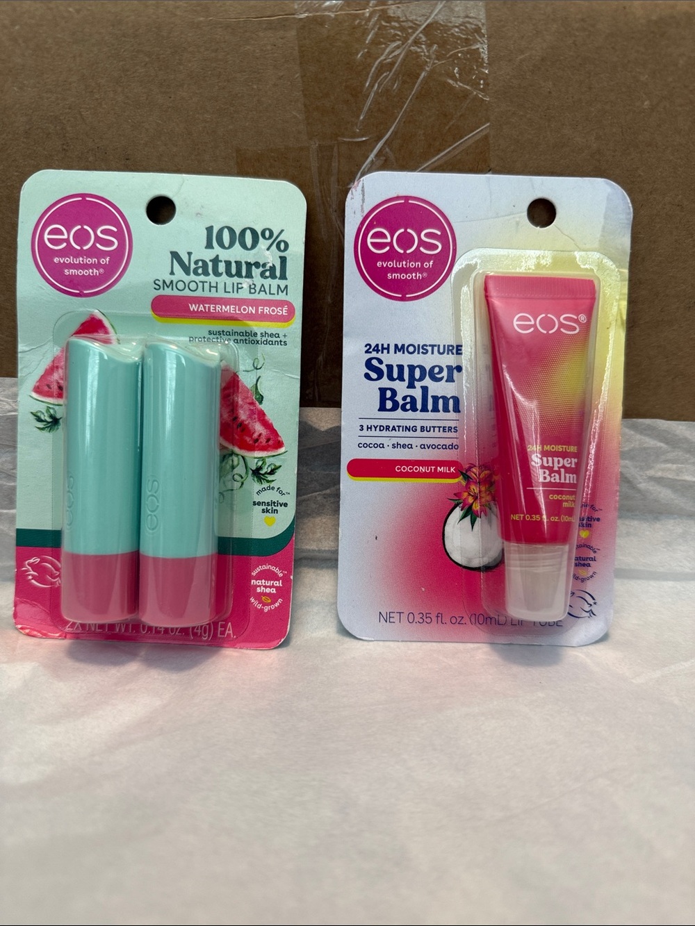 eos Watermelon Lip Balm Duo & Super Balm